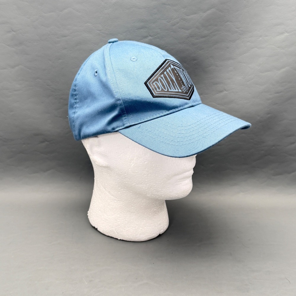Dollywood Amusement Park Adjustable Baseball Cap Hat Slate Blue Logo Souvenir